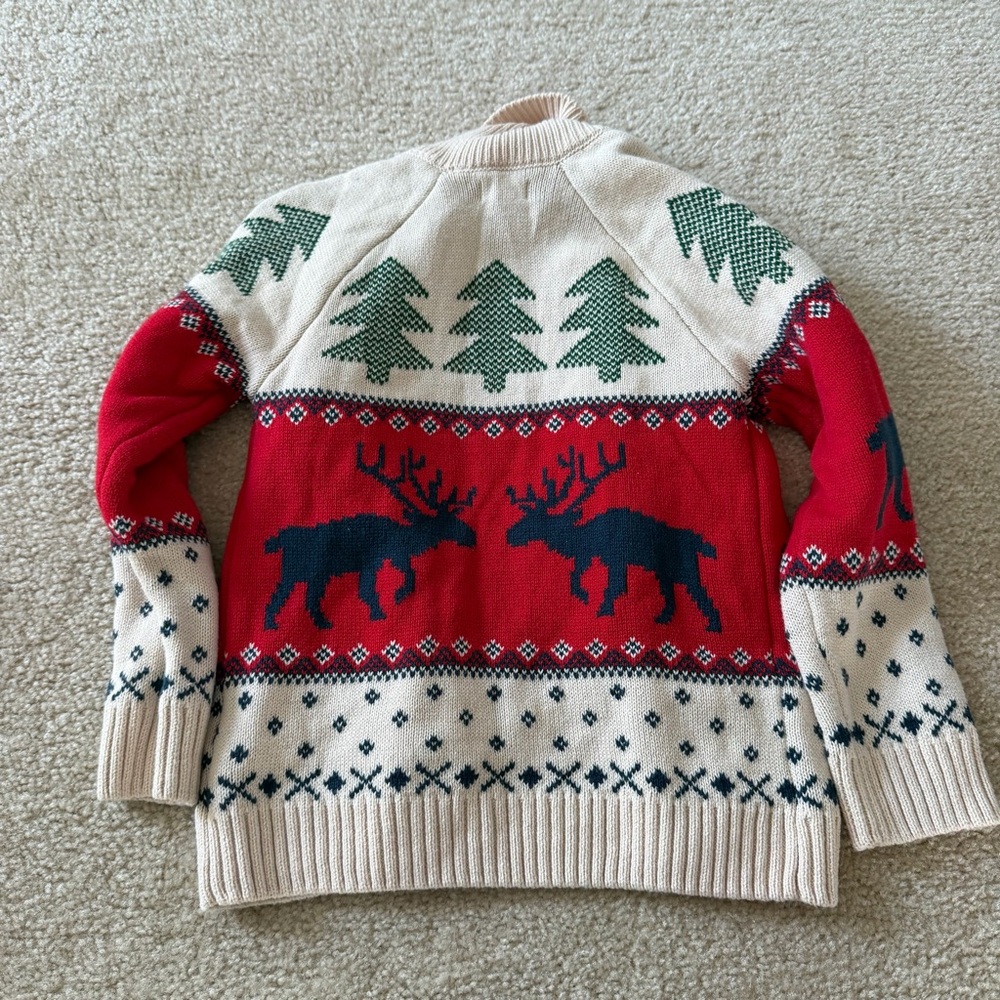 Hatley Boys Green and Cream Knit Cardigan - Picture 5 of 5
